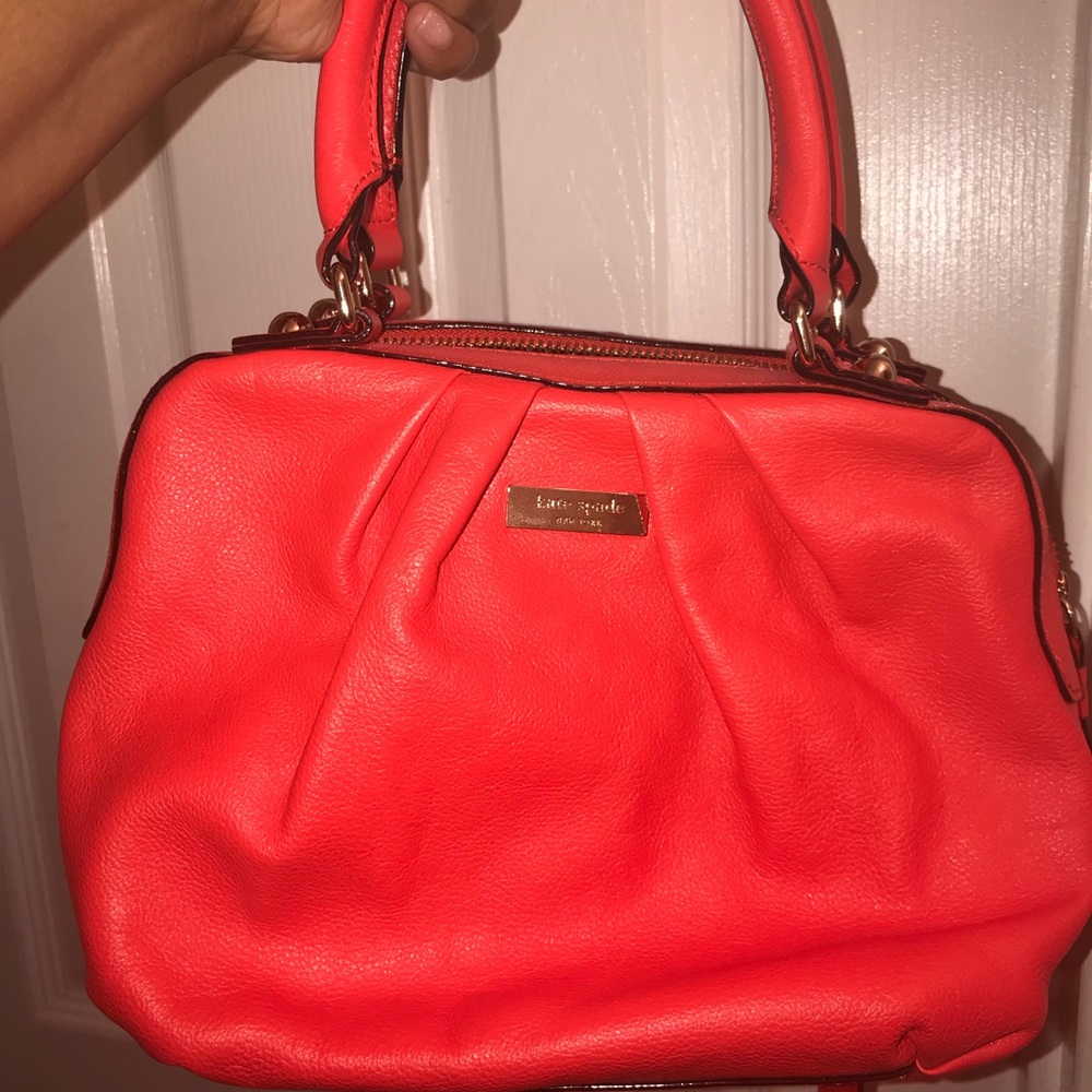 Kate Spade Red Coral Crossbody Purse